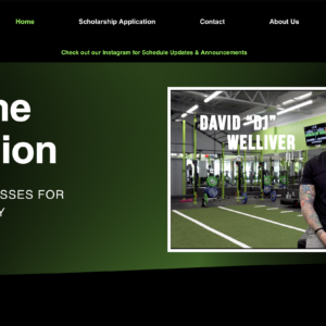 Gym Website Wix Template